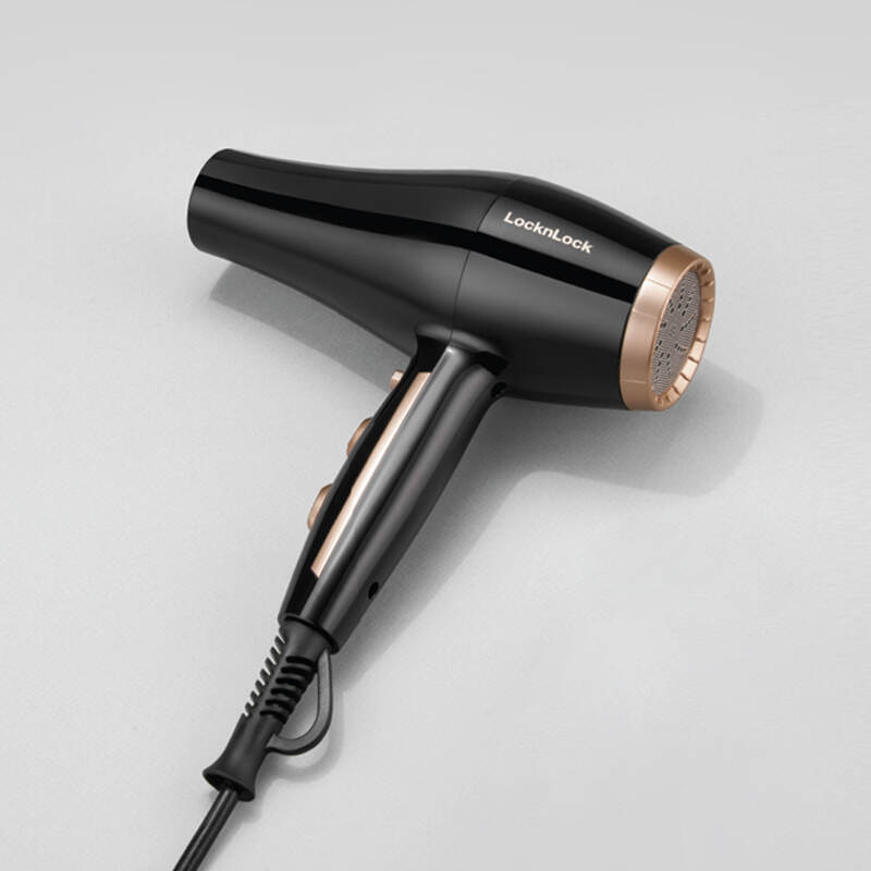 Máy Sấy Tóc Locknlock Perfect Care Hair Dryer 220 - 240V, 50Hz, 2000 - 2300W - Màu Đen - B80014600, , large image number null